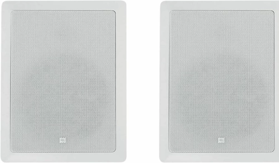 JBL Control 128WT Premium In-Wall Speaker Pair with Transformer Taps for Professional Audio