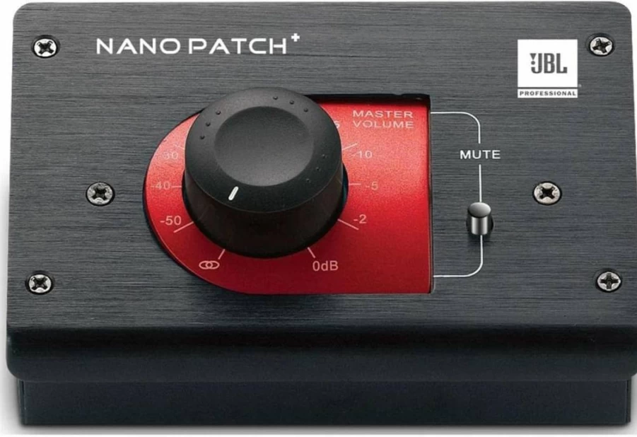 JBL Nano Patch+ NPatch Blk Compact 2-Channel Passive Volume Controller for Professional Audio