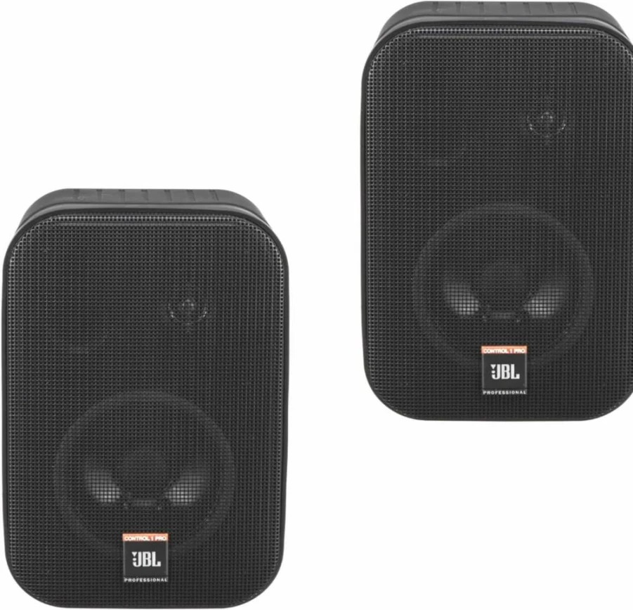 JBL CSS-1S/T 5.25" 100V/70V/8-Ohm Compact Two-Way Loudspeaker - Sold in Pairs, Black (Professional Audio)