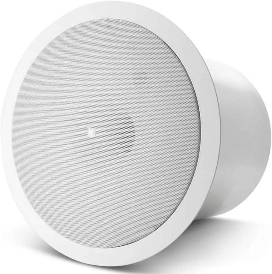JBL Control 19CST 8-Inch In-Ceiling Subwoofer Pair with Transformer Taps, White - Professional Audio Solution