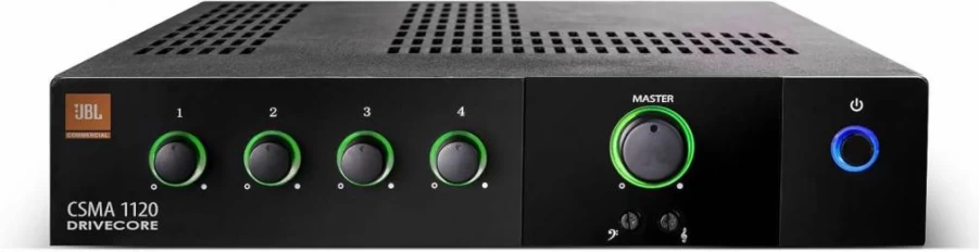JBL CSMA280 80W 2-Channel Powered Mixer Amplifier for Professional Audio