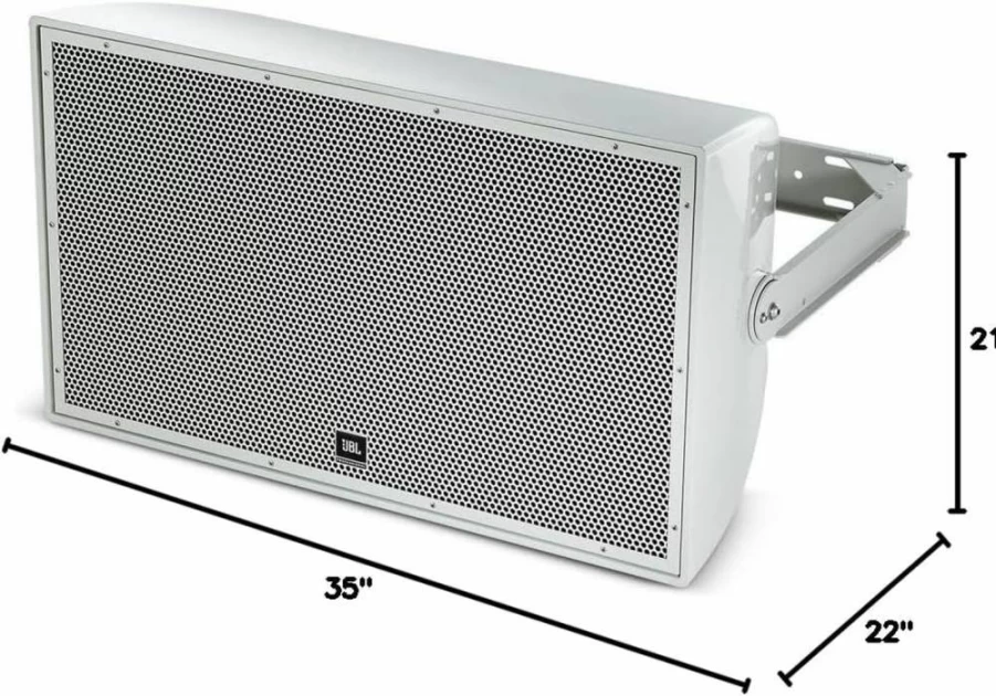 JBL Professional AW566-BK 15-Inch High Power 2-Way All-Weather Loudspeaker with Rotatable Horn, Black